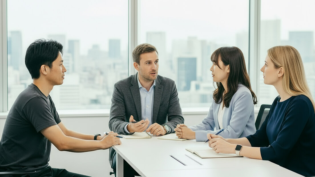 研修コンサルタントの仕事風景