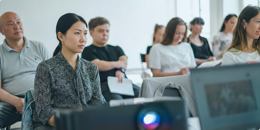 学びながら成長する様子
