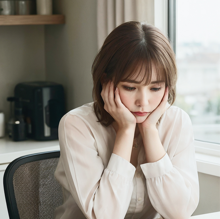 悩む女性
